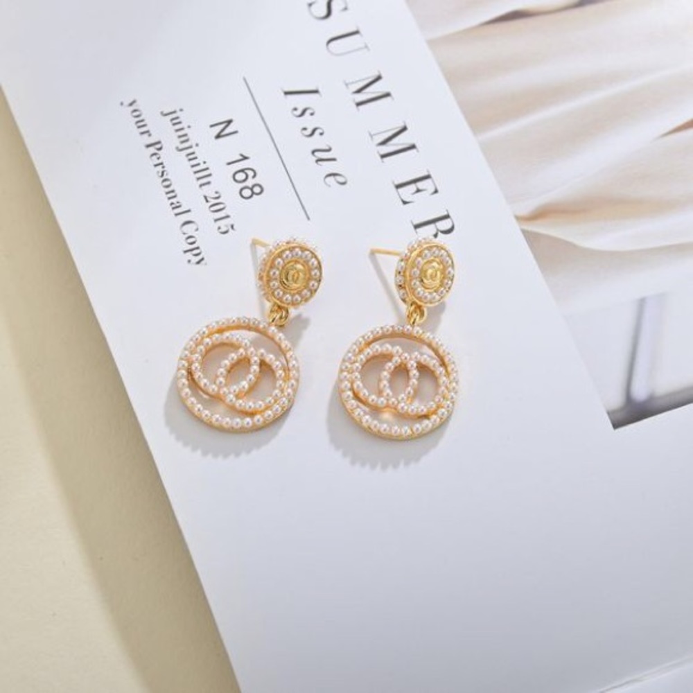 Tiny Pearl Drop Earrings